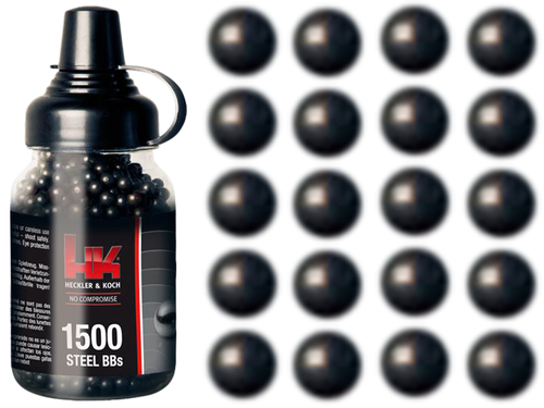 Umarex - Heckler&amp;Koch Premium BBs pelety pro vzduchovky - 4,5 mm - 1500 ks - 4.1700 