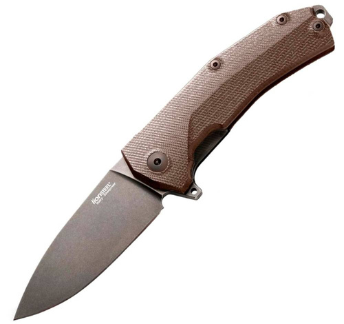 LionSteel - Zavírací nůž KUR G10 - Sleipner - Brown - KUR BBR