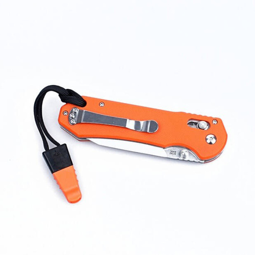 Ganzo - Zavírací nůž s píšťalkou - 440C - oranžový - G7452-OR-WS