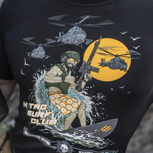 M-Tac - Tričko Surf Club - černé - 80062002