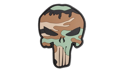 101 Inc. - 3D nášivka - Punisher - Woodland - 444130-5289
