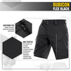 M-Tac - Taktické šortky Rubicon Flex - 4-Way Stretch - YKK - Černá - 20070002
