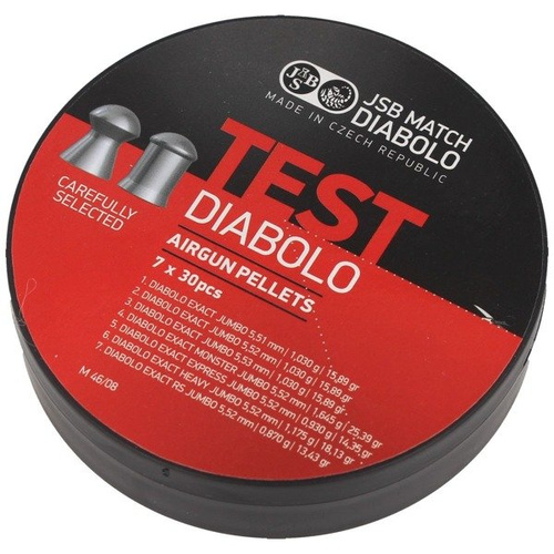 JSB - Diabolo Jumbo Exact Test - .22 - 7x30 ks - 002004-210