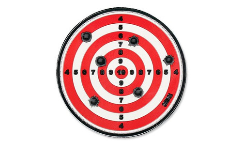 101 Inc. - 3D nášivka - Target - červená