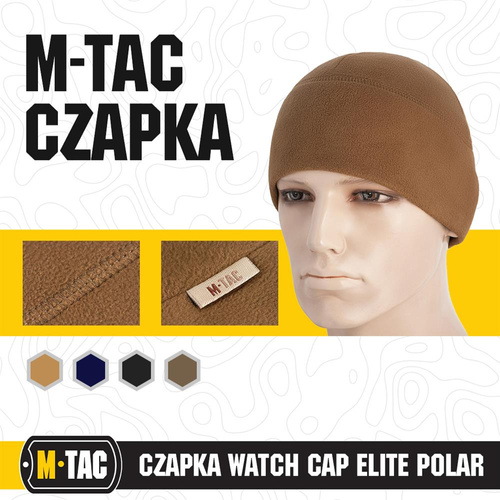 M-Tac - Zimní čepice Elite - Fleece - Coyote Brown - 40002017