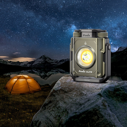 Fenix - Kempingová svítilna CL27R s baterií 5000 mAh - 1600 lm - zelená - CL27R