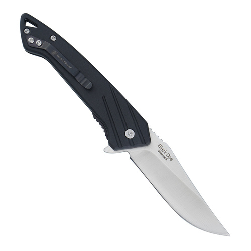 Smith &amp; Wesson - Black Ops Recurve Folder - 7Cr - Black - 1209516