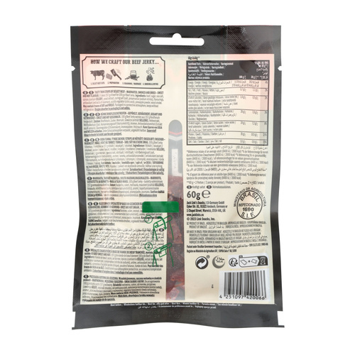Jack Link's - Sušené hovězí maso - sladké a pikantní - 60 g - 10000041517