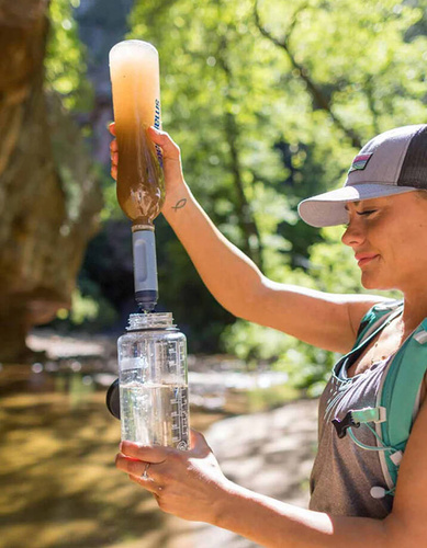 LifeStraw - Vodní filtr Peak Solo - Limetka