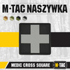 M-Tac - Medic Cross Square 3D PVC nášivka - černá / šedá - 51124211