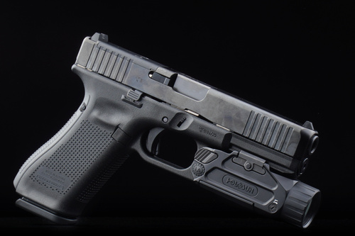 Holosun - Taktická zbraňová svítilna Plus - 20 000 cd - zelený laser - Černá - P.ID Plus