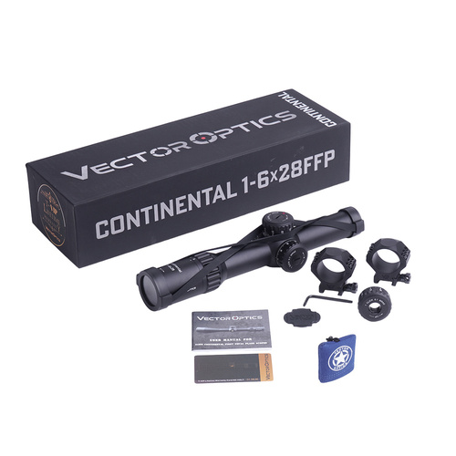 Vector Optics - Puškohled Continental 1-6x28 - 34 mm - první ohnisková rovina - SCFF-31 