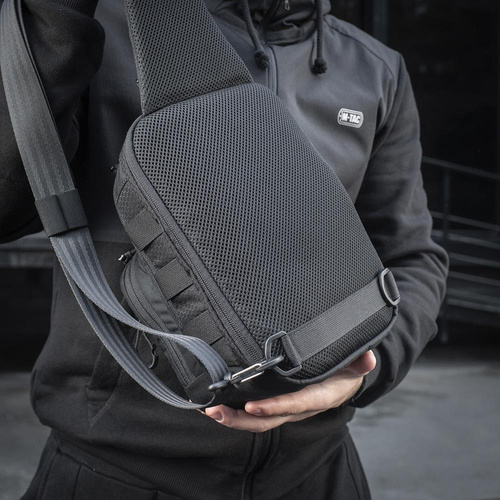 M-Tac - Cross Bag Slim Elite Hex - černá - 10210002