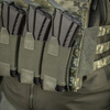 M-Tac - Trojité pouzdro na zásobníky pro AR / AK Elite Laser Cut - Ranger Green - 10145123