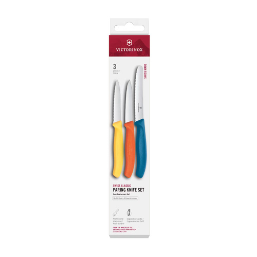 Victorinox - Sada nožů Swiss Classic - 2 hladké 1 vroubkovaný - Multicolor - 6.7116.32