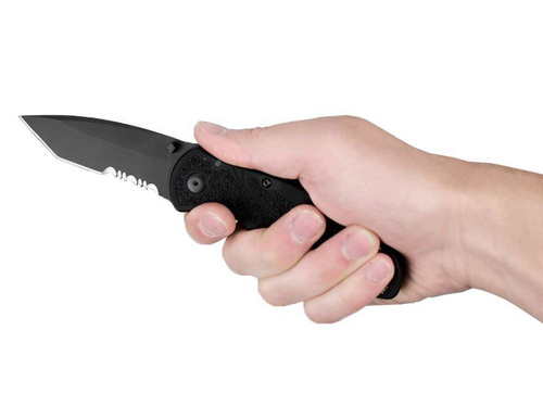 Kershaw - Taktický nůž Blur Tanto 1670TBLKST - 14C28N - Black - 1670TBLKST
