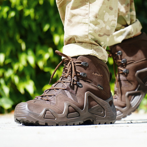 LOWA - Taktické boty ZEPHYR GTX® MID TF - Dark Brown - 310537 0493