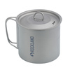 Rockland - Hrnek Minimalist s víkem - 600 ml - titanová barva