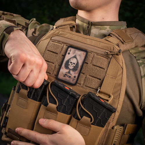 M-Tac - Nášivka Ace of Spades - Morale Patch - Black / Coyote - 51101005