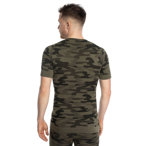 Spaio - Vojenské termotričko - Forest Green Camo