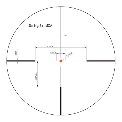 Vector Optics - Puškohled Continental 1-6x24 - SFP - x6 - G4 Fibre - Černá - SCOC-48