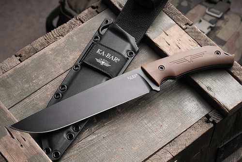 Ka-Bar - Nůž pro přežití Jarosz Camp Turok - Black / Brown - 7511 