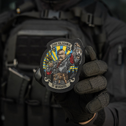 M-Tac - nášivka Zero Tolerance - výšivka - Cordura 500D - žlutá/modrá - 51490002