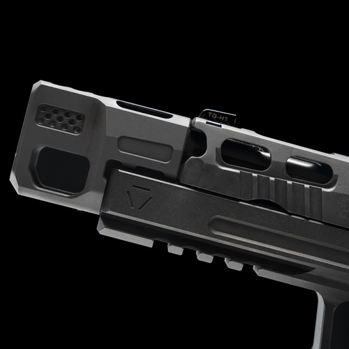 Strike Industries - Kompenzátor pro SMC Alpha MKII 3,9" velikost L - Černý - SI-SMC-COMP-L