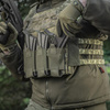 M-Tac - Trojité pouzdro na zásobníky pro AR / AK Elite Laser Cut - Ranger Green - 10145123