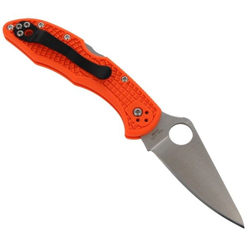 Spyderco - Nůž Delica® 4 FRN Flat Ground Orange - C11FPOR