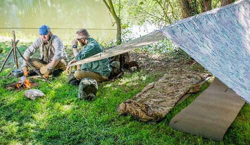 Helikon - Přístřešek Supertarp® - 300 x 300 cm - Woodland - PO-STP-PO-03