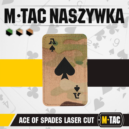 M-Tac - Nášivka Ace of Spades - Cordura 500D - Multicam / Black - 51109802