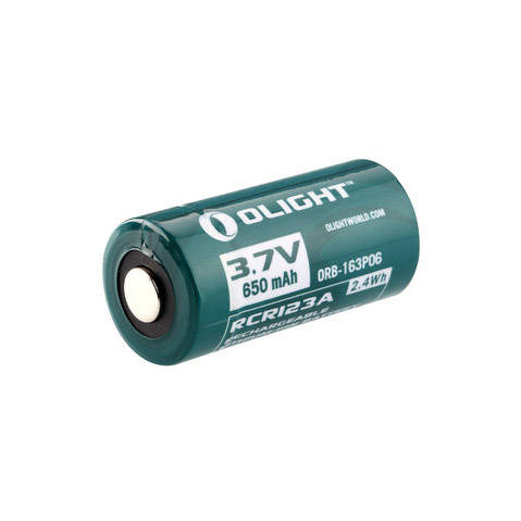 Olight - Dobíjecí li-ion baterie - RCR123A 3,7V 650 mAh