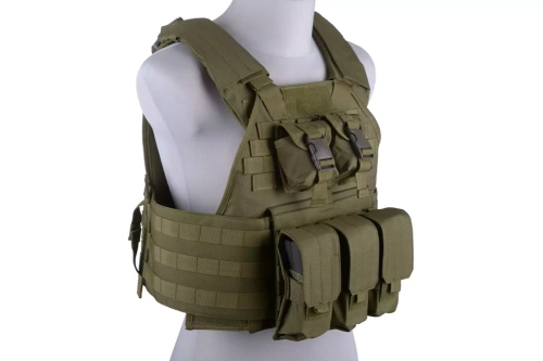 GFC Tactical - Nosič plátů na taktickou vestu - olivový - GFT-18-018404