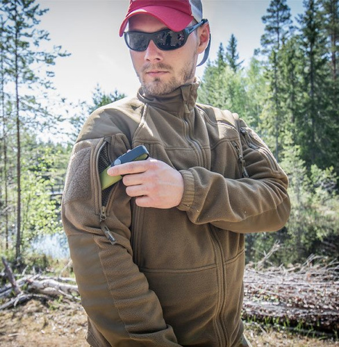 Helikon - Bunda Stratus® Heavy Fleece Jacket - Shadow Grey - BL-STC-HF-35
