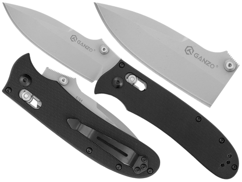 Ganzo - Zavírací nůž Firebird - černý - F704-BK