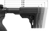 UTG - Pažba pro AR 15 Pro Ops Ready S4 - Mil-Spec - s lícnicí - černá - RBUS4BMS