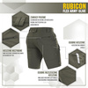 M-Tac - Taktické šortky Rubicon Flex - 4-Way Stretch - YKK - Army Olive - 20070062