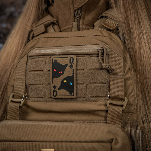 M-Tac - Nášivka Piková dáma - Cordura 500D - Coyote/Black - 51362005