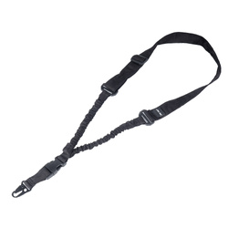 Mil-Tec - Taktické zavěšení zbraně Basic Bungee 1-bodové - černé - 16184002