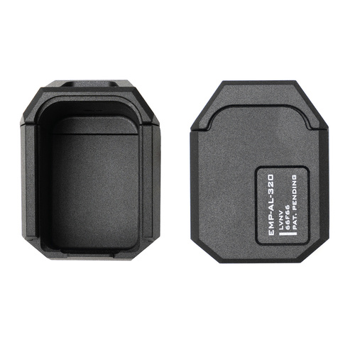 Strike Industries - Patka zásobníku EMP pro SIG SAUER P320 - hliníková - černá - SI-EMP-AL-P320-BK