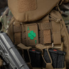 M-Tac - nášivka Lucky Card - Cordura 500D - Clover - Coyote - 51391005