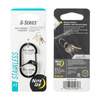 Nite Ize - G-Series™ #2 dvoukomorová karabina - ocel - černá - GS2-01-R6