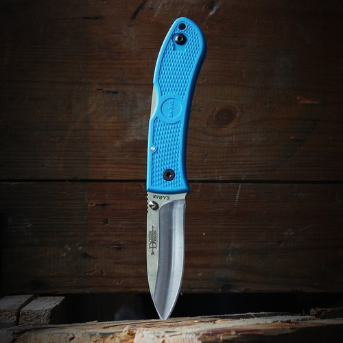 Ka-Bar 4062BL - Zavírací lovecký nůž Dozier - modrý