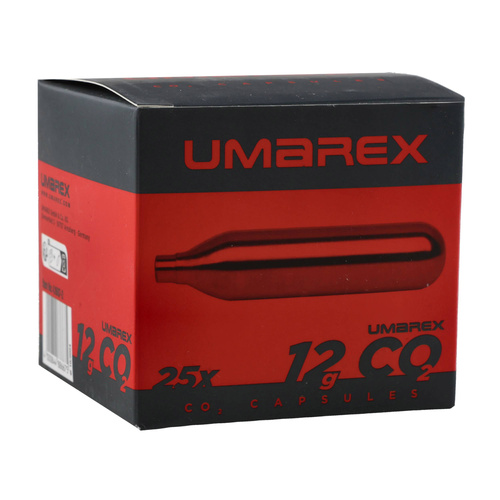 Umarex - Kapsle CO2 - 12g - 25 ks - Stříbrná - 4.1687-2