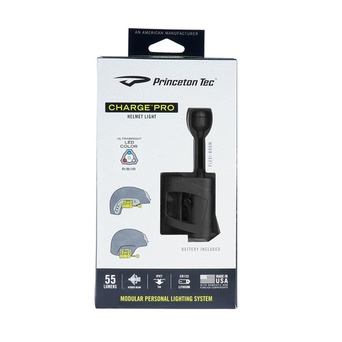 Princeton Tec - Svítilna na přilbu Charge™ Pro - černá - CP-RBI-BL 