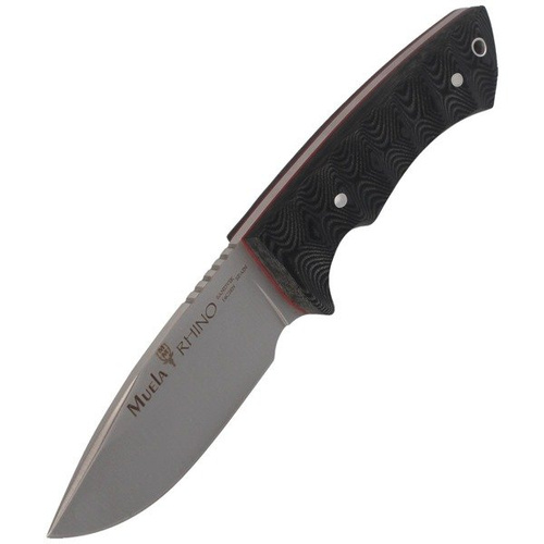 Muela - Nůž Full Tang, 3D Black Micarta 100mm - RHINO-10SV.M