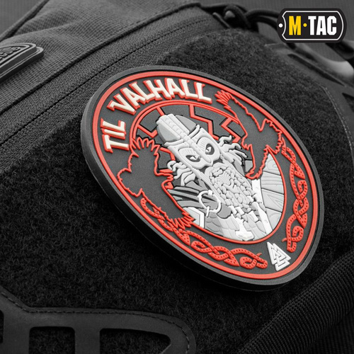M-Tac - 3D PVC nášivka Til Valhall - černá / červená - 51142332