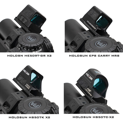 Strike Industries - ASM Ring Cap Multi-Optic Mount System - Picatinny - černá - SI-STRIKE-ASM-OM