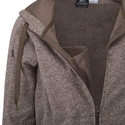 Helikon - Covert Tactical Hoodie - celorozepínací - Blue Mélange - BL-CHF-SF-M2
